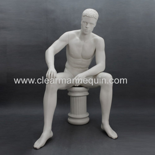 Sitting pose man mannequin cheap