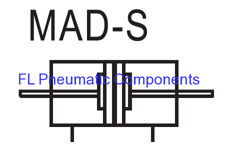 MAD Type Stainless Steel Pneumatic Mini Cylinder