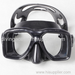 Prefessional scuba diving equipment silicone diving mask and snorkel mask