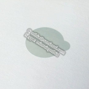 Custom Waterproof Round Silver PET Vinyl Labels