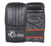 Leather Bag Gloves Mitts with Elastic Closure