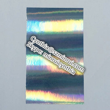 NEWEST Custom Holographic Laser Ulatra Destructible Label Paper