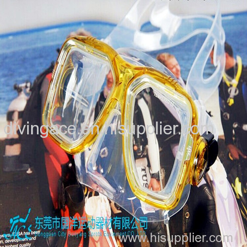 M27CS-TBY commercial watersports equipment low volume liquid silicone scuba diving mask