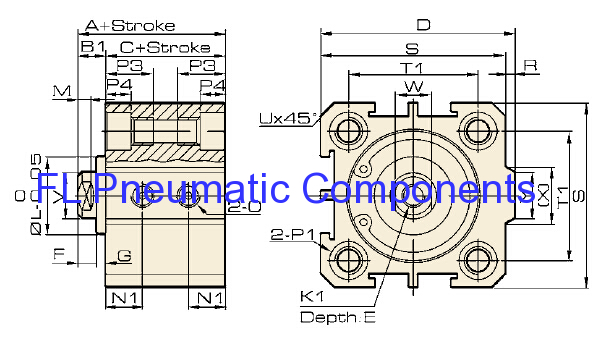 SDA Thin Type Air Cylinders