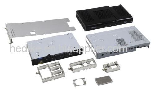 Shielding frame  with iec connector  for set top  box 