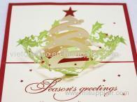 Christmas 3d card pop up greeting card