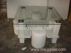hot sales MDF with PVC coffee table