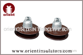 High strength disc suspension insulator used on distribution line