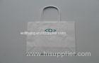 White Paper Carrier Bags Artpaper Button Closure Matte Lamination