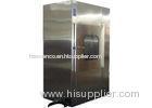 SUS 201 Nozzle Air Shower Pass Box With Double Swing Door 500x500x500mm