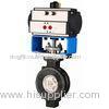 150lbs,300lbs Pneumatic Actuated Flanged High Performance Butterfly Valves OEM