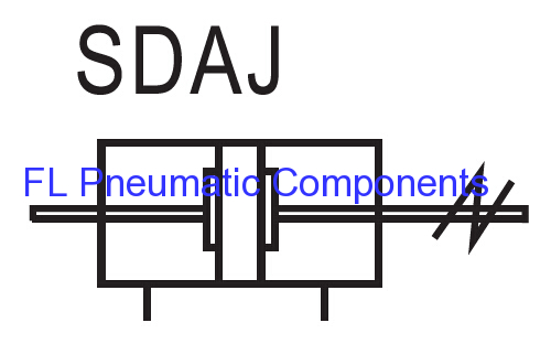 SDAJ Adjustable Stroke Compact Cylinders