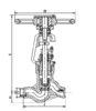 Grey Cast Iron Electric Valve Actuator, Stop Value J61Y-PW 5417V