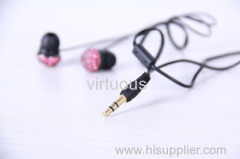 Beautiful mp3 earphones in ear stereo earphones