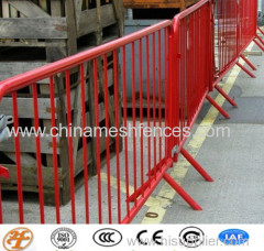 portable foldable crowd control barrier