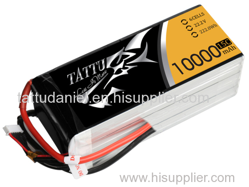 Tattu 10000mAh high capacity Lipo battery for ZERO 820