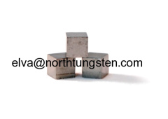 Tungsten alloy block-cube-pinewood car