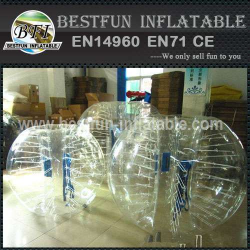 Cheap inflatable body bumper ball for summer