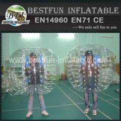 Crazy inflatable bumps ball