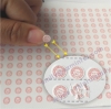Custom tear up useless qc pass seals tamper evident QC PASS stickers