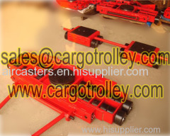 Transport trolley applied on moving and handling works