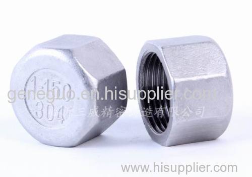 304 stainless steel hex cap