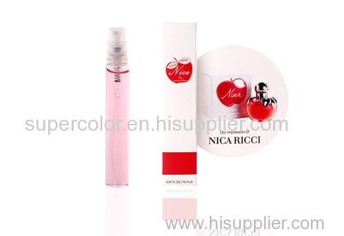 Nica Ricci 10ml Mini Glass Bottle Charming Spray Tube Perfume For Women With Colorful Box