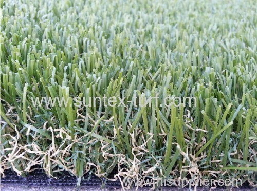Natural looking and touching fire resistant garden artificial grass for landscaping