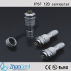 Metal IP67 Waterproof Connector in Small Size (12G)