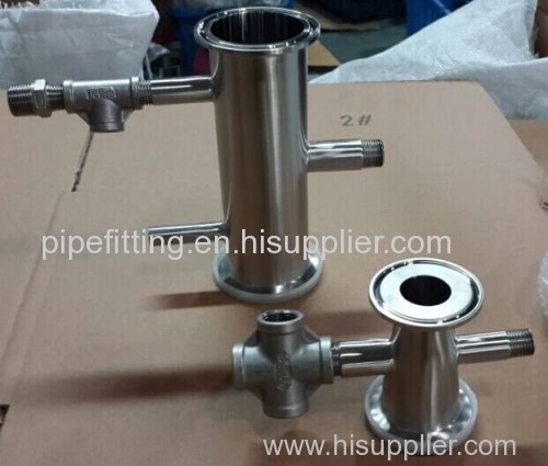 Sanitary stainless steel recover pipe non standard parts
