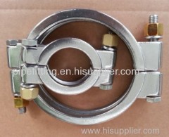 stainless steel sanitary high clamp pressure clamp