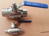 Stainless steel sanitary welded ball valve