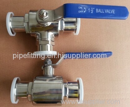 stainless steel sanitary tri clamp ball valve