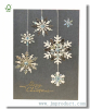 foil snowflake Christmas card