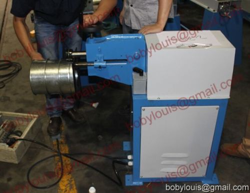 Electric reel machine for spiral duct forming