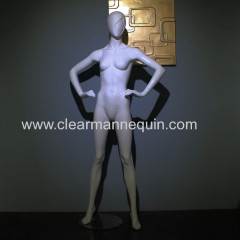 Sexy model for shopwindow standing female poseable mannequins