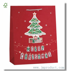 Large Red Christmas Gift Bag Themed Christmas Tree