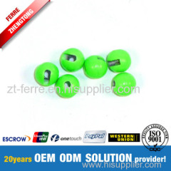 Fluo Green Fly Fishing Tungsten Beads with Slot