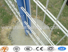 Haotian double wire mesh fence panel factory