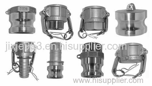 Stainless steel camlock coupling