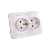 flush wall socket with earthing