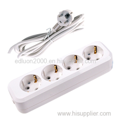 4 gang extension socket with earthing