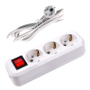 3 gang extension socket with switch and wire