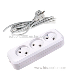 3 gang extension socket with wire