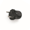 european small black power plug