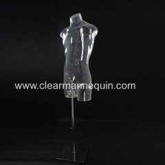 Male transparent PC custom mannequins
