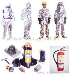 Fireman's outfit Chemical protective clothing Breathing Apparatus IMO sign Foam applicator