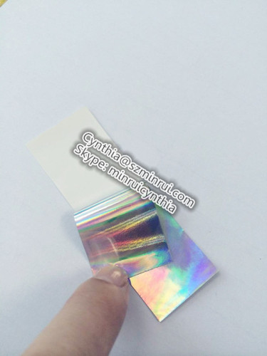 About Our Custom Holographic PET Label Paper