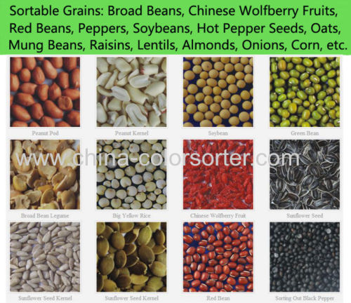 most quality high capacity ccd color sortex machine for chickpeas