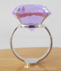 crystal diamond ring for gift